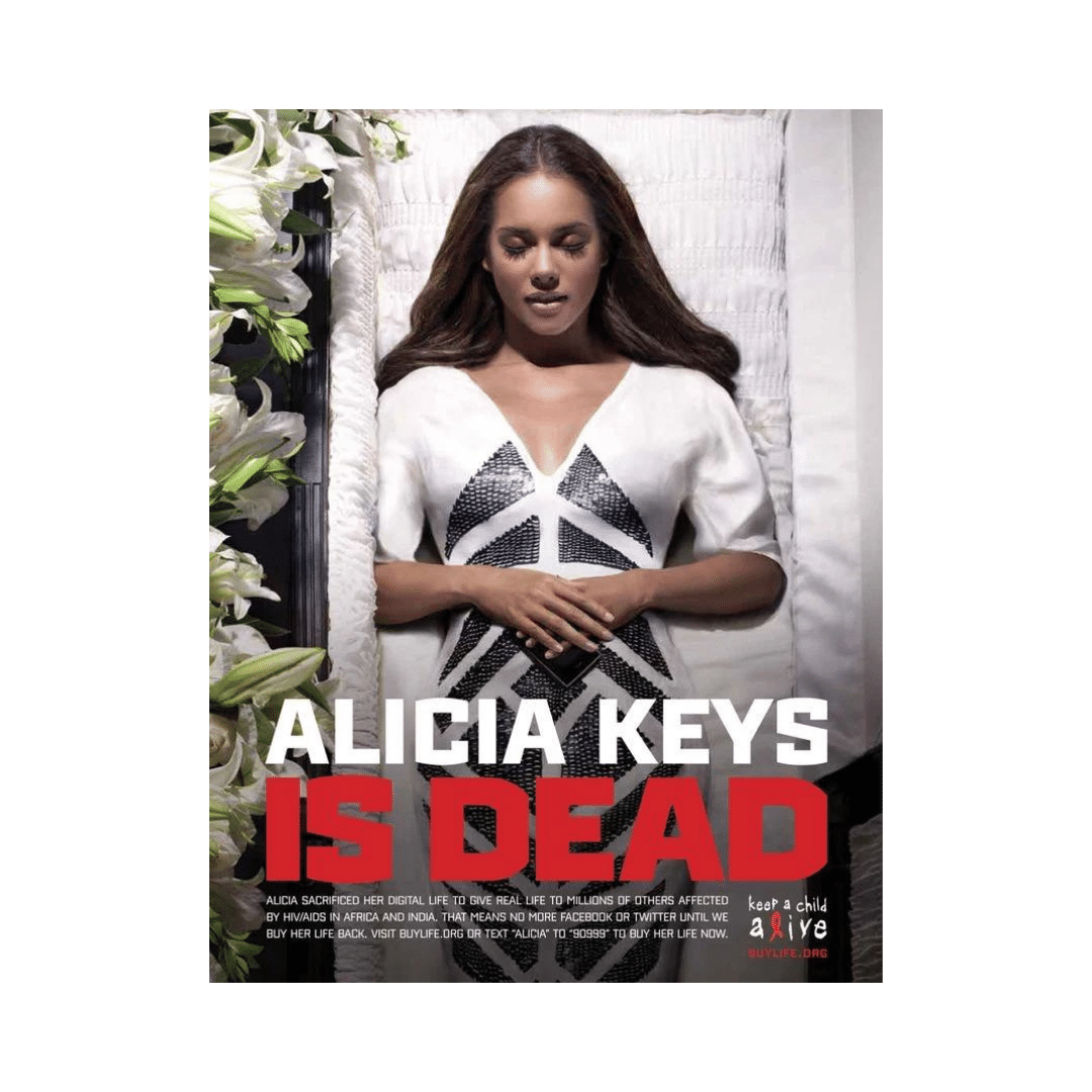 Alicia Keys is Dead Campaign